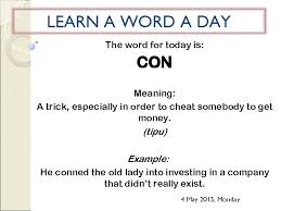 As is bertolak ansur in english? Learn A Word A Day The Word For