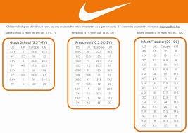 Nike Toddler Shoe Sizing Chart In 2020 Toddler Shoe Size Chart Shoe Size Chart Kids Nike Shoes Size Chart
