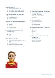 In between meals, spurlock drives across the country and interviews a host of health and nutrition experts. Super Size Me English Esl Worksheets For Distance Learning And Physical Classrooms