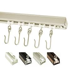 Millions of products, 7,000+ trusted brands, hassle free returns, shop zoro.com! Kirsch 9600 Complete Assembled Hand Draw Ceiling Mount Curtain Track Set Includes Ca Ceiling Mounted Curtains Ceiling Curtain Track Ceiling Mount Curtain Rods