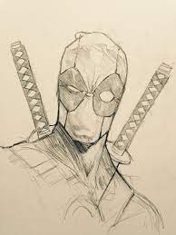 Deadpool By Dave Seguin Deadpool Drawing Deadpool Art Superhero Sketches