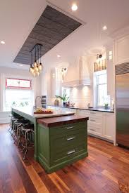Inspired Kitchen In London Braam S Custom Georgiana Design Green Kitchen Island Green Kitchen Cabinets Kitchen Cabinet Design
