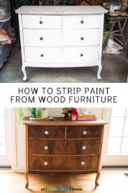 This guide shows options for removing paint from wood with chemical strippers, heat guns and sanding. How To Strip Paint From Wood Furniture At Charlotte S House