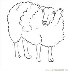 How To Draw A Sheep Step 7 Coloring Page Free Printable Coloring Pages Sheep Paintings Sheep Drawing Sheep Art
