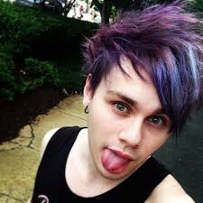 My Hair Is Such A Weird Color You Don T Even Know Michael Clifford It S Galaxy Print D Michael Clifford Hair 5sos Michael Michael Clifford