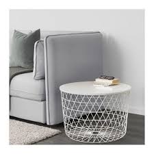 Kvistbro Storage Table White 24 Ikea Ikea Side Table Ikea Coffee Table Round Coffee Table Ikea