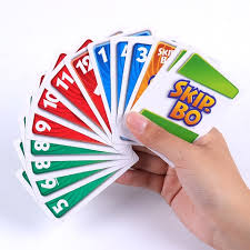 Jack cards are a choice between skip (skip the next player) or reverse (reverse order of players). Buy Online 1 Box Uno Skip Bo Card Game The Sequencing Card Game Family Party Board Game Toys Kids Toy Alitools