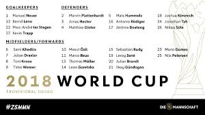 Live toni kroos bundesliga simulator completed. Germany On Twitter Here Are The Squad Numbers For Our Training Camp In Eppan Diemannschaft Worldcup Zsmmn