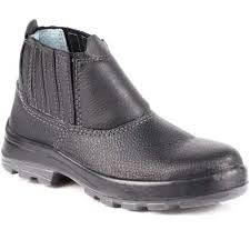 Bota Bracol N&ordm;40 U-Safe De Couro Sem Cadar&ccedil;o Bico Pl&aacute;stico Preta (MP)