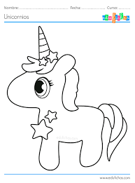 Dibujos De Unicornio Para Colorear Para Niños