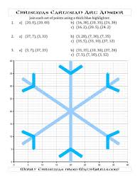 Christmas Cartesian Art Snowflake B Christmas Math Worksheet Christmas Math Christmas Math Worksheets Middle School Math