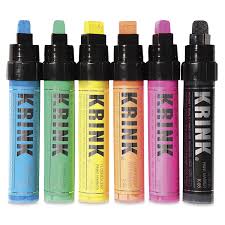 If a design requires multiple layers of paint, remember to wait until the previous. Krink K 55 Paint Markers Blick Art Materials