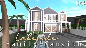 Bloxburg Lakeside Family Mansion 106k Youtube Its artistic impact and/or appearance oozes class and it is undoubtedly one of the best bloxburg houses out there. bloxburg lakeside family mansion 106k