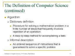 Problem solving techniques provides all steps, like algorithm, flowchart or block diagram, coding, program debugging, running. Chapter 1 An Introduction To Computer Science Invitation