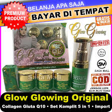 Kesan buruk glow glowing beauty skin. Cod Glow Glowing Beauty Skin Exclusive 5 In 1 Dara Anggun Original Product Malaysia Collagen Gluta Q10 Mencerahkan Wajah Skincare Beauty Kosmetik Kecantikan Skin Care Laz Cod Bisa Bayar Di Tempat Sasa