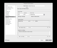 To apply the drop cap to a single paragraph, choose drop caps and nested styles from the paragraph panel menu. How To Do A Raised Initial In Indesign Graphic Design Stack Exchange