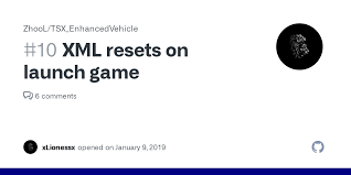 This mod is not in growth. Xml Resets On Launch Game Issue 10 Zhool Tsx Enhancedvehicle Github