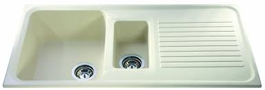 White kitchen sinks are coming back into style. Cda Kc11wh Single Bowl Ceramic Belfast Sink White Kitchen Fixtures Kitchen Sinks