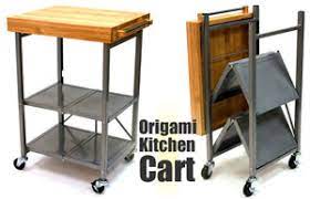 3.5 out of 5 stars. The Fold Up Origami Kitchen Cart Pros Cons