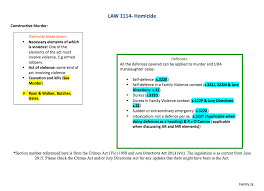 Law1114 Homicide Flow Chart Notexchange