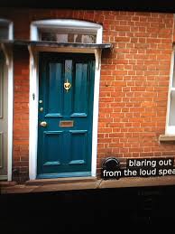 Teal front doors teal door front door colors london life london blog south london beautiful buildings beautiful homes best places in london. Glossy Teal Front Door With Red Brick Make The Front Entrance Pop Brick House Colors Teal Front Doors Front Door Ideas Brick House