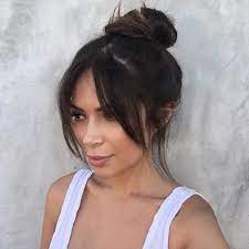 15 Majestic Middle Parted Bangs Hairstyles To Try Thick Hair Styles Hair Styles Long Hair Styles