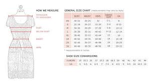 Size Chart Clothing Size Help For Cute Bohemian Clothing