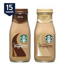 The coffee chain is bringing back its popular happy hour offer on thursday, march 21 and is offering 50 percent off handcrafted beverages grand. 15 Bottles Starbucks Frappuccino Creamy Coffee Drink Mocha Vanilla Variety Pack 9 5 Fl Oz Walmart Com