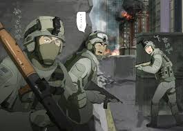 Mw2 In Anime Anime Warrior Military Artwork Anime Military