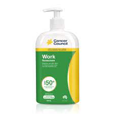 Enriched with aloe vera and vitamin e to hydrate skin. Work Sunscreen Spf50 Cancer Council Shop