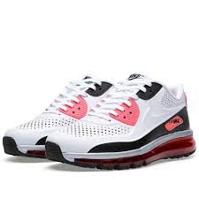 Nike Air Max 90 2014 Leather Qs White Black Infrared End