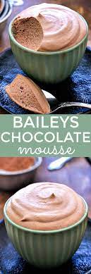 Bailey S Chocolate Mousse Recipe Mousse Recipes Desserts Baileys Chocolate Mousse Recipe