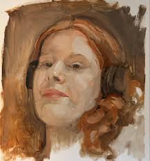 Got out the oils this afternoon to paint my favorite model. Felt so good  after using acrylics for a long while! #portraitpainting #oilpainting  #paintings