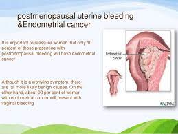 Abnormal vaginal bleeding is cause for heightened concern in patients who have been diagnosed with breast cancer because these patients are at increased risk for the development of endometrial cancer. Postmenopausal Uterine Bleeding