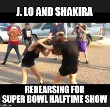 Following the unique performance, fans flooded twitter with hysterical memes of super bowl lv's halftime show. Super Bowl Halftime Show Rehearsal 2020 Colorized Imgflip