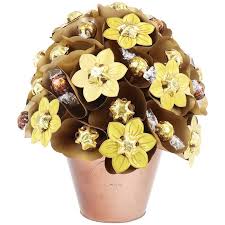 Flower delivery by local florists in melbourne. Golden Chocolate Arrangement Grand Chocolate Bouquets Edible Blooms