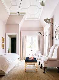 We analyzed 332061 bedrooms and found that 5788 of them were blue. Blush Master Bedroom Suite With Modern Light Fixture On Thou Swell Thouswellblog Blush Bedroom Decor Home Decor Bedroom Pink Bedroom Decor