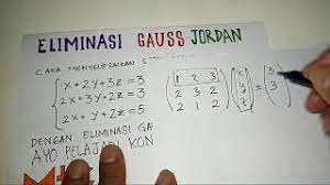 Metode cramer dengan inti determinan juga dijelaskan dalam video spl metode cramer. Menyelesaikan Sistem Persamaan Linear Dengan Menggunakan Eliminasi Gauss Jordan Youtube