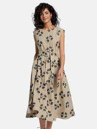 Finden sie ihr neues sommerkleid jetzt bei navabi. Portray Berlin Sommerkleid Natur Anthrazit