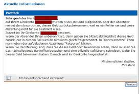 German ich stelle den antrag auf rücküberweisung des berichts elles an den ausschuß zur abstimmung. Trojaner Gaukelt Fehluberweisung Vor Bbbank Eg
