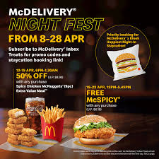 Mcdelivery is now 100% online. Mcdelivery Night Fest Has Free Mcspicy Burgers And 50 Off Spicy Chicken Mcnuggets Meals For A Limited Time Only