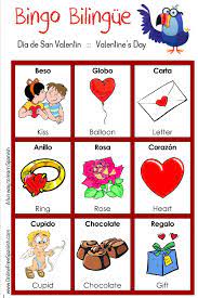 Dia De San Valentin Valentine S Day Bingo Http Www Onlinefreespanish Com Aplica Lessons Bingo Loterias Para Ninos Bingo Para Imprimir Libros De Anatomia