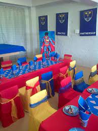Superman Decor By Kids Themed Parties Superman Birthday Party Superman Baby Shower Superman Party
