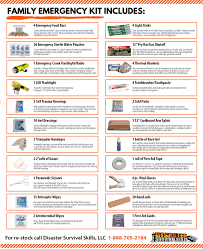 Family Emergency Kit Disaster Survival Skills Family Emergency Kit Disaster Kits Family Emergency