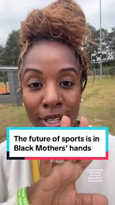 Mom Doing Hand Gestures at Game