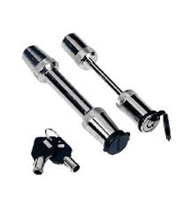 It comes in a complete kit with three different locks. Redneck Trailer Supplies Trimax Receiver Lock Lock For Wide Lever Yoke Couplers Keyed Alike Tm32