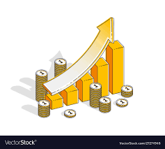 Success And Income Increase Concept Growth Chart