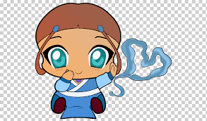 If it has a black background it might be transparent. Katara Aang Korra Toph Beifong Sokka Aang Child Face Hand Png Klipartz