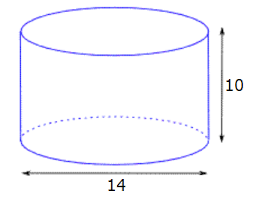 Tabung dengan diameter alasnya 14 cm dan tingginya 10 cm, maka luas selimut tabung adalah …. Contoh Soal Bangun Ruang Sisi Lengkung Matematika Smp