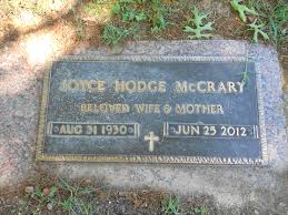 Joyce LaVerne Hodge Doty McCrary (1930-2012)